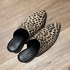Jenni Kayne pony hair mules
